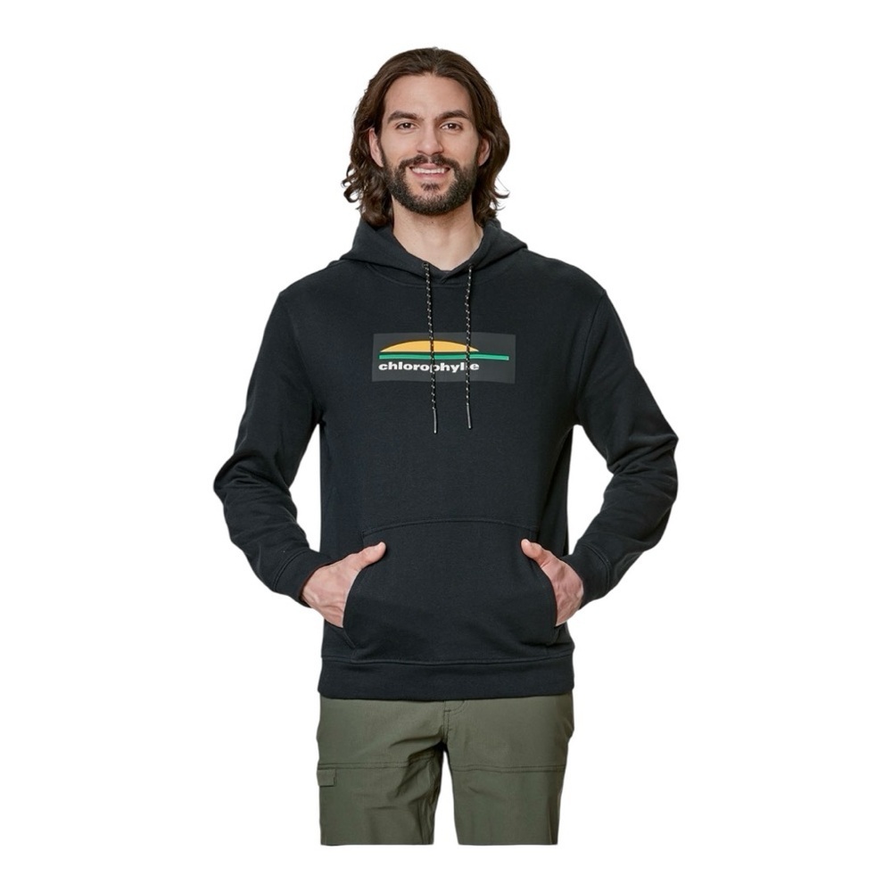 Chlorophylle Black Hoodie for Men
